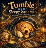 Tumble and the Sleepy Sandman: A Rhyming Puppy Dog Bedtime Story B0H8ZQHXSL Book Cover