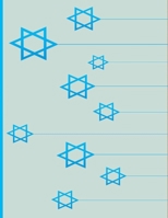 Star Of David: Jews for Jesus: Jewish Christian Notebook College Ruled Line Paper 8.5x11 Composition Note Book 60 Sheets (120 Pages) Gold Star of David for kids lighys men women friends Judaism 1673916457 Book Cover