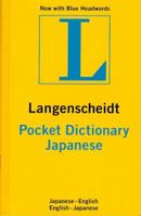 Langenscheidt's Pocket Dictionary Japanese/English English/Japanese 1585730386 Book Cover