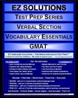 EZ Solutions: Test Prep Series: Verbal Section: Vocabulary Essentials : Gmat 1605629529 Book Cover
