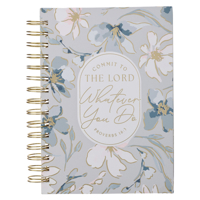 Journal Wirebound Floral Commit to the Lord Prov. 16:3 163952858X Book Cover