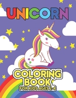 Unicorn Coloring Book for Kids Ages 2-4: Cool Gifts Idea for Mom Dad in Childrens Birthday 1695517067 Book Cover
