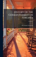 History Of The German Element In Virginia 1024606252 Book Cover