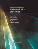Student Solutions Manual for Mathematics for Economics 0262582015 Book Cover