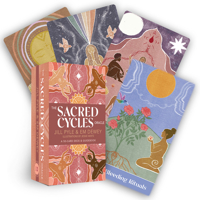 The Sacred Cycle Oracle: A 50-Card Deck and Guidebook 1401966772 Book Cover