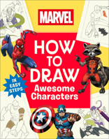 Marvel How to Draw Awesome Characters 0593969286 Book Cover