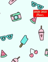 2020-2021 Planner: Pretty Two Year Day Planner Calendar - Passion/Goal Organizer - Weekly/Monthly Dated Agenda Book and To Do List 1696035481 Book Cover
