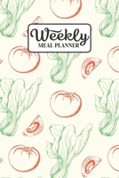 Weekly Meal Planner: Meal Planning Journal Notebook with Grocery Shopping List for the Week - Tomato Salad (Organizer Log to Track and Plan Your Meals) 1677597224 Book Cover