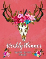 Weekly Planner Sept 2019 - Dec 2020 14 Months: Boho Chic Large 8.5 x 11" Academic Planning Calendar Notebook 1690961112 Book Cover