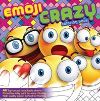 Emoji Crazy Fun Adult Coloring Book and Teens Coloring Book 48 Emoji Themed Pages Waiting to be Colored 1988603137 Book Cover