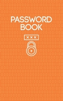 Password Book: Username and Internet Password Keeper: Orange Digital Pattern 1671723848 Book Cover