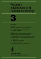 Progress in Molecular and Subcellular Biology 3 3642655807 Book Cover