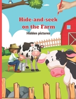 Hide-and-seek on the farm: activity book for kids (Highlights Hidden Pictures) ,Search & Find, Picture Puzzles, Coloring, learning new words B08JMFSXBR Book Cover