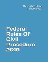 Federal Rules Of Civil Procedure 2019 1099199875 Book Cover