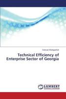 Technical Efficiency of Enterprise Sector of Georgia 3659594245 Book Cover