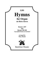 LDS Hymns for Organ on Three Staves 1513625519 Book Cover