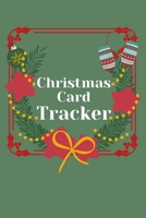 Christmas Card Address Book: 6 Years Address Book and Tracker for The Christmas Cards You Send and Receive|157 Pages|6"x9" 169844835X Book Cover