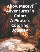 Ahoy, Matey! Adventures in Color: A Pirate's Coloring Journey B0C91HCB1M Book Cover