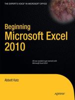 Beginning Microsoft Excel 2010 1430229551 Book Cover