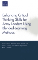 Enhancing Critical Thinking Skills for Army Leaders Using Blended-Learning Methods 0833079093 Book Cover