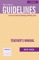 Guidelines Teacher's Manual: A Cross-Cultural Reading/Writing Text 0521613027 Book Cover