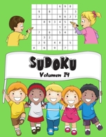 Sudoku: Volumen 14 - 150 Niños Sudoku Con Soluciones - Fácil - 1 Cuadrículas Por Página - Gran formato, 8.5 "x11". B0884JYGFQ Book Cover