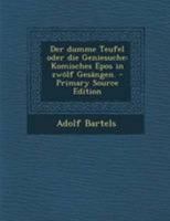 Der Dumme Teufel Oder Die Geniesuche: Komisches Epos in Zw�lf Ges�ngen. 0274810263 Book Cover
