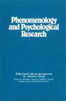 Phenomenology and Psychological Research 0820701742 Book Cover