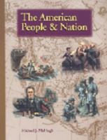 American People And Nation *OP 1930092822 Book Cover