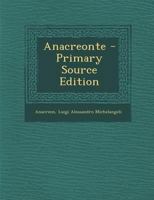 Anacreonte 1019155558 Book Cover