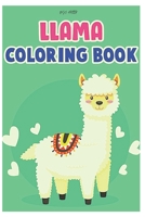 llama coloring book: Fun coloring gift book for llama lovers with stress relief llama designs and funny cute shows B08QFBN137 Book Cover