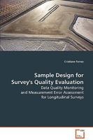 Sample Design for Survey's Quality Evaluation 3639074637 Book Cover
