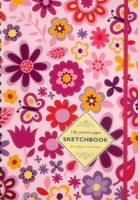 Sketchbook: Pink Flowers: 128-Page Unlined Pages 0754832252 Book Cover