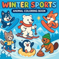 Winter Sports - Animal Coloring Book 4000051733 Book Cover
