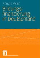 Bildungsfinanzierung in Deutschland 3531160559 Book Cover