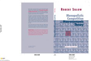 Monopolistic Competition and Macroeconomic Theory (Federico Caffè Lectures) 0521626161 Book Cover