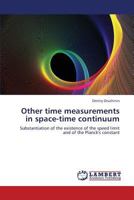 Other Time Measurements in Space-Time Continuum 3659387630 Book Cover