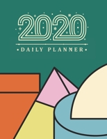 Daily Planner 2020: A Goal Setting Productivity Organizer with Hourly Schedule To-Do Lists, Meal Tracker, Top Priorities and Many More (Full Page A Day 365 Planner) 1675234515 Book Cover