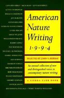 American Nature Writing 1994 0871564793 Book Cover