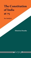 The Constitution of India at 75: An Analysis 3832558802 Book Cover