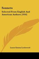 Sonets Slected From English And American Authors... 1141036312 Book Cover