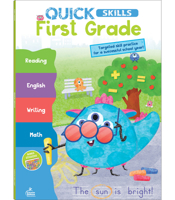 Carson Dellosa Quick Skills 1st Grade Workbooks All Subjects, Reading, Writing, ELA, Math First Grade Workbook, Letter Sounds, Parts of Speech, Addition, Subtraction, Classroom & Homeschool Curriculum 1483868230 Book Cover