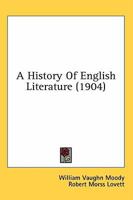 A History of English Literature (E-Book) 9353803950 Book Cover