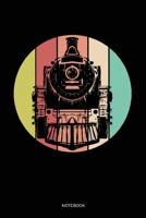 Notebook: Punkteraster Dotted Notizbuch A5 - Lokomotive Eisenbahn Dampflok Notizbuch I Zugf�hrer Dampflokomotive Geschenk 1706077254 Book Cover