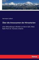 Uber Die Aneurysmen Der Hirnarterien 3743409550 Book Cover