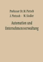 Automation Und Unternehmensverwaltung 3663004198 Book Cover