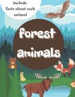 Forest Animals: Coloring Book For Children Perfect Gift Pictures And Descriptions B08QBQL4X4 Book Cover