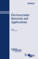 Electroceramic Materials and Applications 047008295X Book Cover