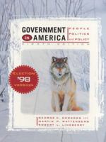 Government in America: People, Politics, and Policy 0137151594 Book Cover