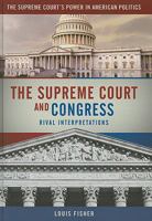 The Supreme Court and Congress 0872895246 Book Cover